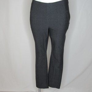 Banana Republic Black Chevron Print Skinny Luxe Sculpt Pants 27" Women's 8